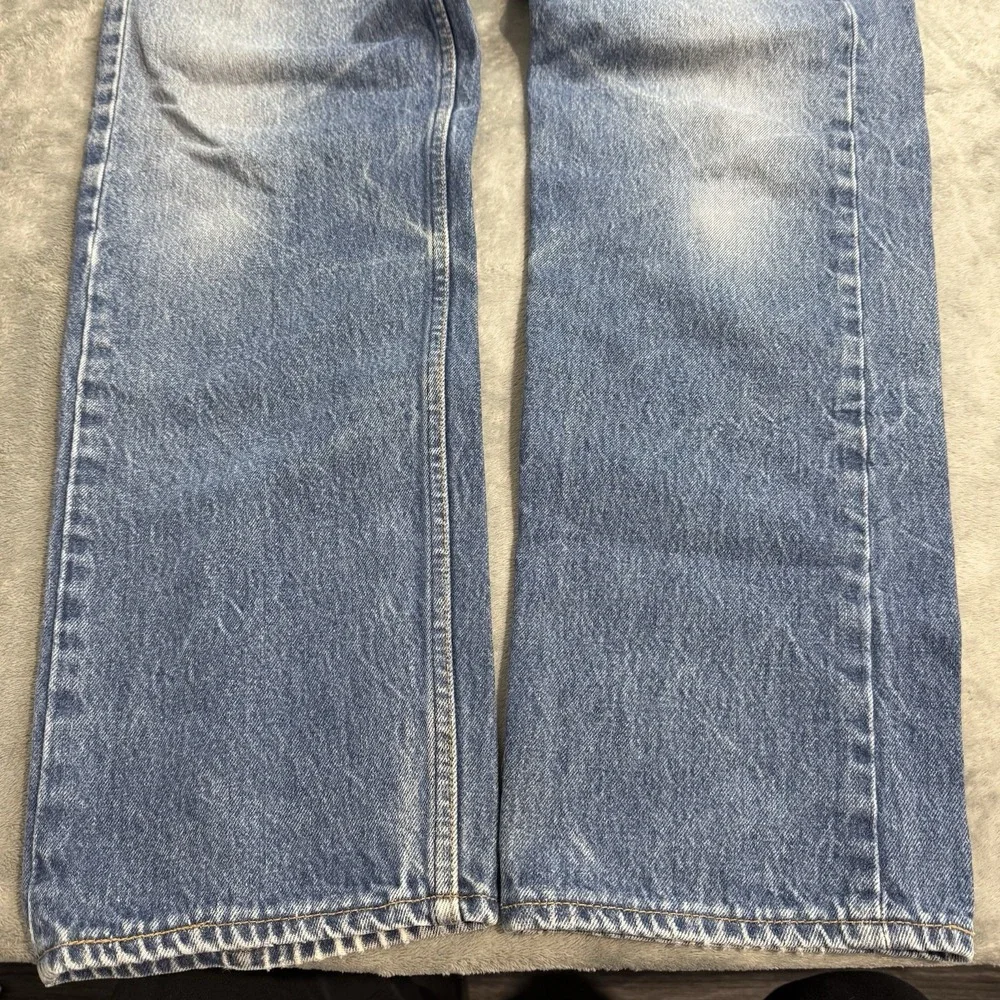 Vintage 90s Levi's 501xx Made‎ in Usa Light Blue Denim Jeans 38x34 (33x30) Retro